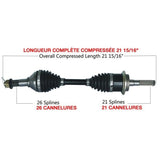 TRAKMOTIVE COMPLETE HD AXLE (CAN - 6023HD) - Driven Powersports Inc.844084085245CAN - 6023HD
