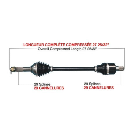 TRAKMOTIVE COMPLETE HD AXLE (KAW - 6014HD) - Driven Powersports Inc.844084084309KAW - 6014HD