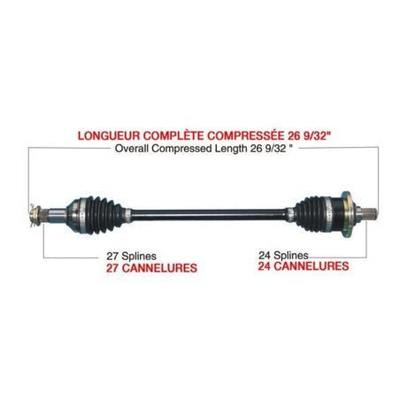 TRAKMOTIVE COMPLETE HD AXLE (ARC - 6012HD) - Driven Powersports Inc.844084078858ARC - 6012HD