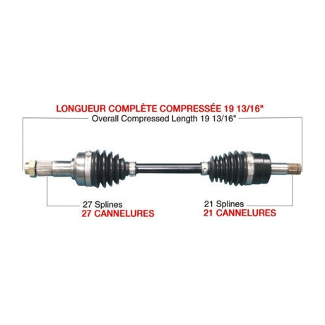 TRAKMOTIVE COMPLETE HD AXLE (YAM - 6016HD) - Driven Powersports Inc.844084078568YAM - 6016HD