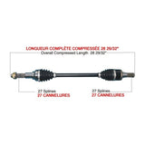 TRAKMOTIVE COMPLETE HD AXLE (YAM - 6030HD) - Driven Powersports Inc.844084084699YAM - 6030HD