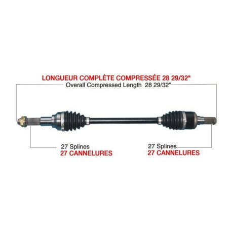 TRAKMOTIVE COMPLETE HD AXLE (YAM - 6030HD) - Driven Powersports Inc.844084084699YAM - 6030HD