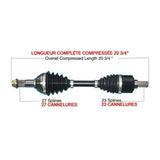 TRAKMOTIVE COMPLETE HD AXLE (YAM - 6015HD) - Driven Powersports Inc.844084078575YAM - 6015HD