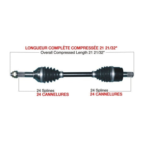 TRAKMOTIVE COMPLETE HD AXLE (KAW - 6002HD) - Driven Powersports Inc.844084078759KAW - 6002HD