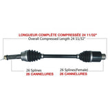 TRAKMOTIVE COMPLETE HD AXLE (POL - 6055HD) - Driven Powersports Inc.844084085337POL - 6055HD