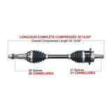 TRAKMOTIVE COMPLETE HD AXLE (CAN - 6002HD) - Driven Powersports Inc.844084084125CAN - 6002HD