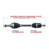 TRAKMOTIVE COMPLETE HD AXLE (SUZ - 6001HD) - Driven Powersports Inc.844084084590SUZ - 6001HD