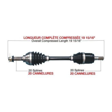 TRAKMOTIVE COMPLETE HD AXLE (SUZ - 6001HD) - Driven Powersports Inc.844084084590SUZ - 6001HD