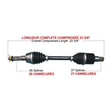 TRAKMOTIVE COMPLETE HD AXLE (POL - 6011HD) - Driven Powersports Inc.844084078667POL - 6011HD