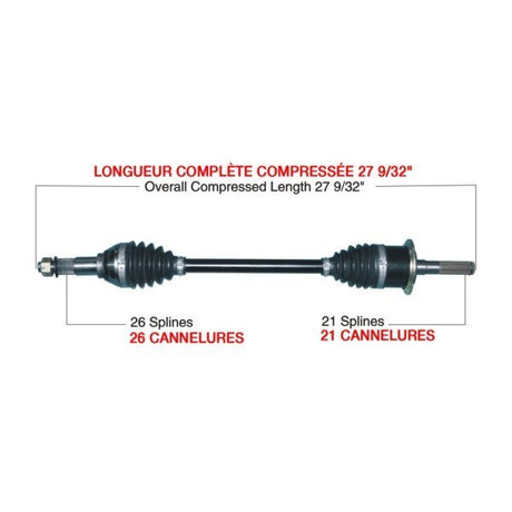 TRAKMOTIVE COMPLETE HD AXLE (CAN - 6006HD) - Driven Powersports Inc.844084078766CAN - 6006HD