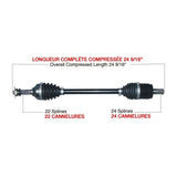 TRAKMOTIVE COMPLETE HD AXLE (KAW - 6006HD) - Driven Powersports Inc.844084078728KAW - 6006HD