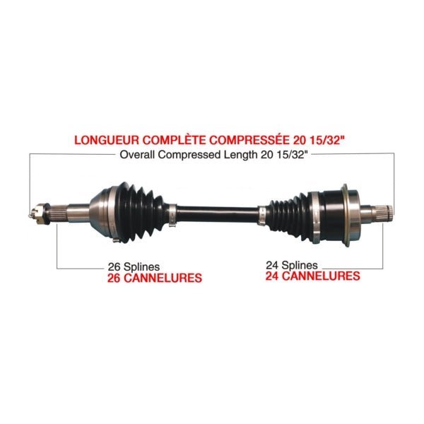 Trakmotivehd Complete HD Axle - DRIVEN Canada's Powersports 844084084149CAN-6004HD