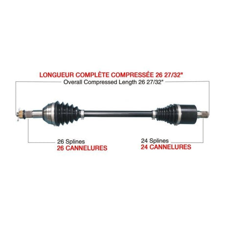 Trakmotivehd Complete HD Axle - DRIVEN Canada's Powersports 844084078193CAN-6008HD