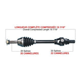 Trakmotivehd Complete HD Axle - DRIVEN Canada's Powersports 844084084378POL-6012HD
