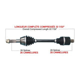 Trakmotivehd Complete HD Axle - DRIVEN Canada's Powersports 844084084514POL-6036HD