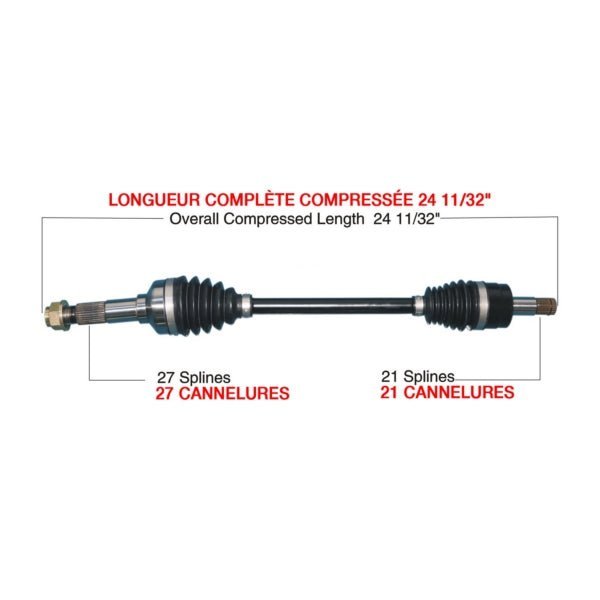 Trakmotivehd Complete HD Axle - DRIVEN Canada's Powersports 844084084644YAM-6022HD