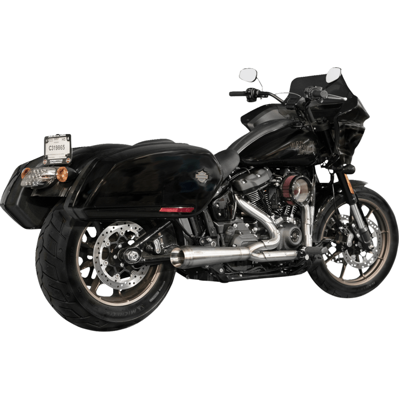 TRASK 2 - INTO - 1 BIG SEXY EXHAUST SYSTEM NATURAL W/BAGS (TM - 5053) - DRIVEN Canada's Powersports TM - 5053