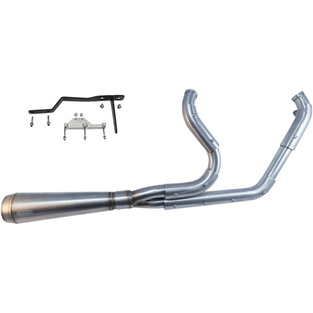 TRASK 99 - 06 FLHR/FLHT ASSAULT 2 - 1 EXHAUST - Driven Powersports Inc.TM - 5040