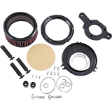 TRASK AIR CLEANER ASULT M8 Black Front - Driven Powersports