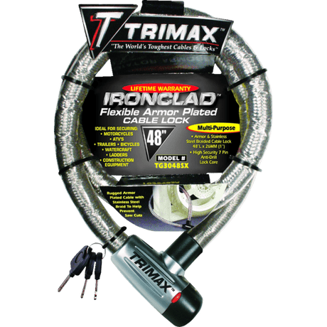 TRIMAX LOCK - BRAIDED CABLE 48" (TG3048SX) - DRIVEN Canada's Powersports TG3048SX