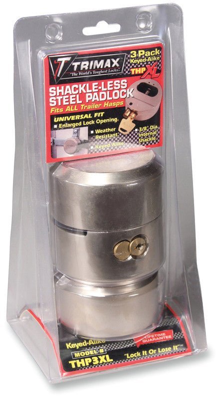 TRIMAX THP3XL 3 PACK HOCKEY PUCK LOCKS - Driven Powersports Inc.THP3XL