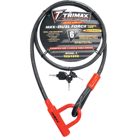 TRIMAX U - LOCK & CABLE (72 INCH) - Driven Powersports Inc.797824100497TCU1572