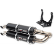 TRINITY RACING MAVERICK X3 DUAL SLIP - ON 17 - Driven Powersports Inc.TR - 4160S - BK