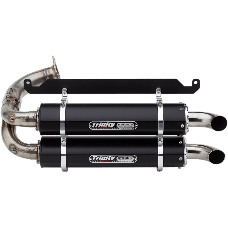 TRINITY RACING MUFFLER DL TALON - Driven Powersports Inc.TR - 4169S - BK