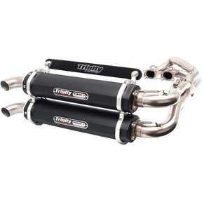 TRINITY RACING RZR XP 1000 DUAL SYSTEM 14 - 17 - Driven Powersports Inc.TR - 4119D - BK