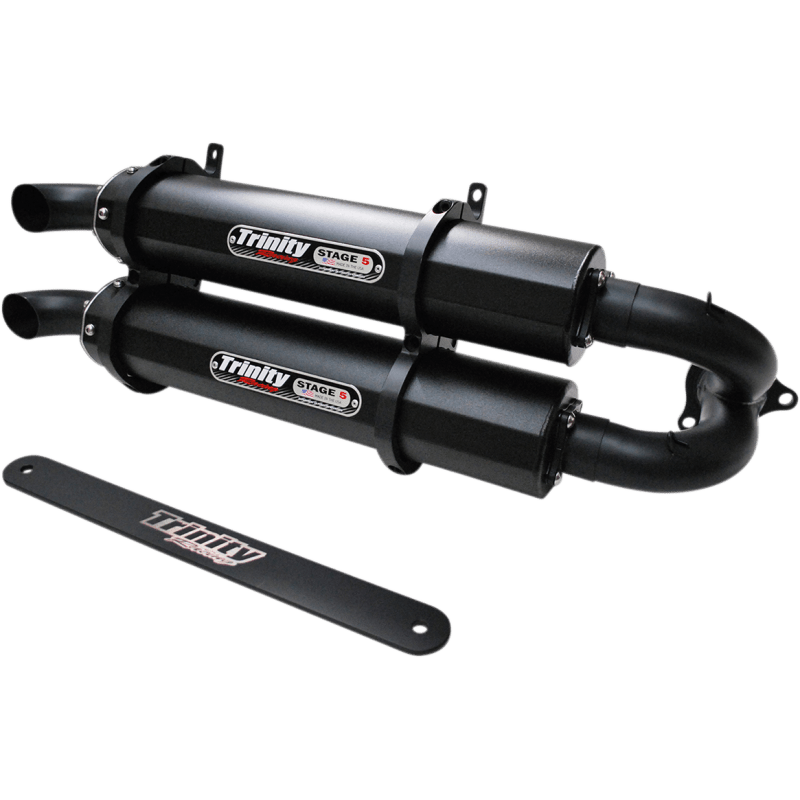 TRINITY RACING RZR XP TURBO DUAL SLIP - ON CERAKOTE 16 - 17 - Driven Powersports Inc.TR - 4152S - CB