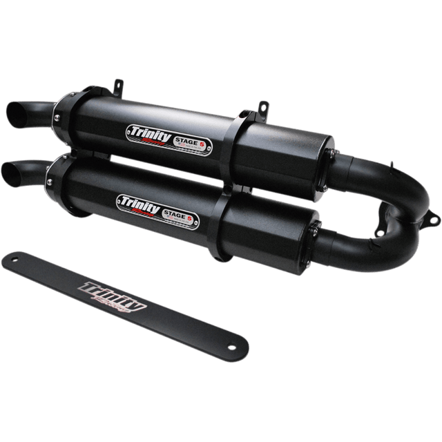 TRINITY RACING RZR XP TURBO DUAL SLIP - ON CERAKOTE 16 - 17 - Driven Powersports Inc.TR - 4152S - CB