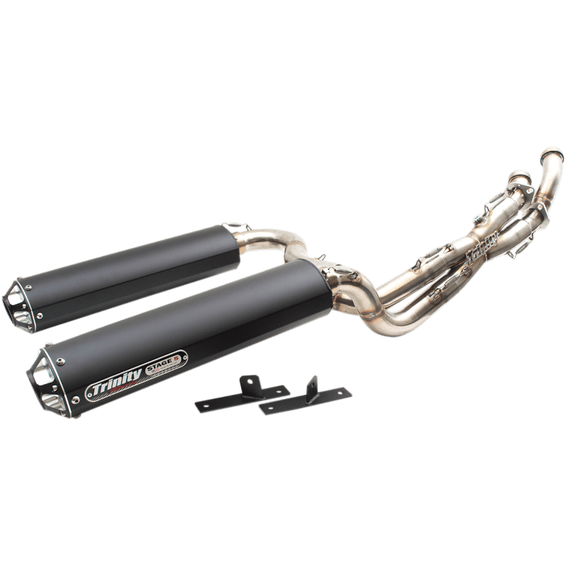TRINITY RACING SCRAMBLER 1000 DUAL SYSTEM 14 - 17 - Driven Powersports Inc.TR - 4145D - BK
