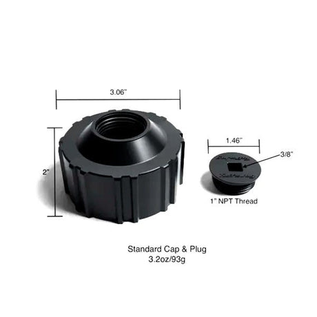 TUFFJUGS STORAGE CAP - DRIVEN Canada's Powersports 735345298613STD - BLK