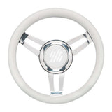 UFLEX GRIP 13.8" WH VINYL & HUB - DRIVEN Canada's Powersports 702755038528FOSCARI V/CH/W