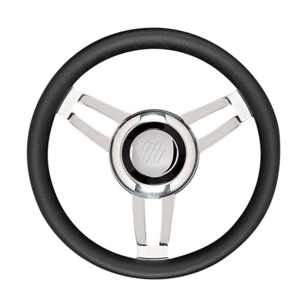 UFLEX GRIP BK POLY CHROME CAP 13.8" - DRIVEN Canada's Powersports 702755043171ADORNO PU B/BCH