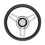 UFLEX GRIP BK POLY CHROME CAP 13.8" - DRIVEN Canada's Powersports 702755043171ADORNO PU B/BCH