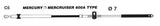 Uflex Mercury GEN I Control Cable C5 - DRIVEN Canada's Powersports 702755012108C5X08