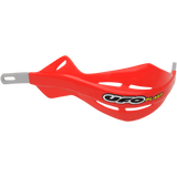 UFO ALU HANDGUARDS FOR 1-1/8 BARS 00RED Cream 3/4 Front - Driven Powersports