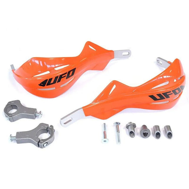 UFO ALU HANDGUARDS FOR 1 - 1/8 BARS 98ORANGE (PM01633 - 127) - DRIVEN Canada's Powersports 8052135065067PM01633 - 127