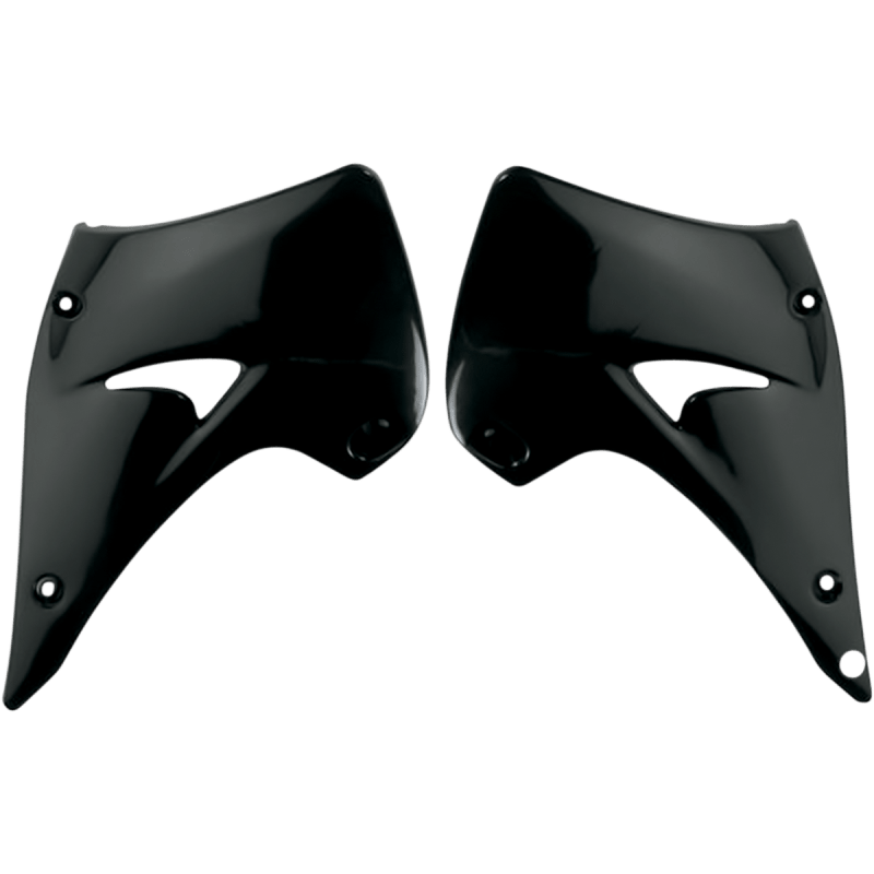 UFO KX125/250 03-13 RAD COVER Black Other - Driven Powersports
