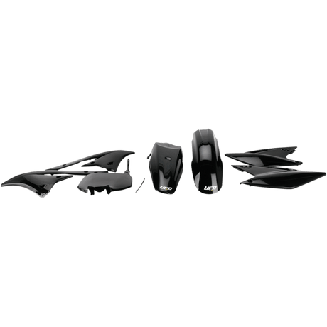 UFO KX250F 2008 BODY KIT Black 3/4 Front - Driven Powersports
