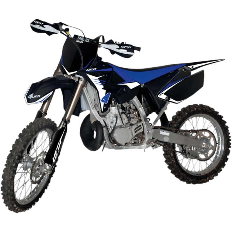 UFO RESTYLING KIT YZ125/250 02-14 Black Application Shot - Driven Powersports
