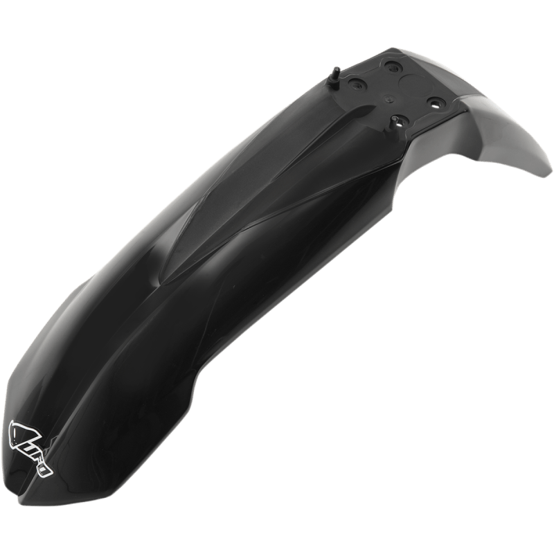 UFO SX/SXF 07-08 EXC 08 FRONT FENDER Black 3/4 Front - Driven Powersports