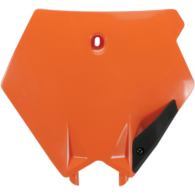 UFO SX/SXF125 - 525 03 - 06 FRONT # PLATE 98ORNG - Driven Powersports Inc.8052135035442KT03075 - 127