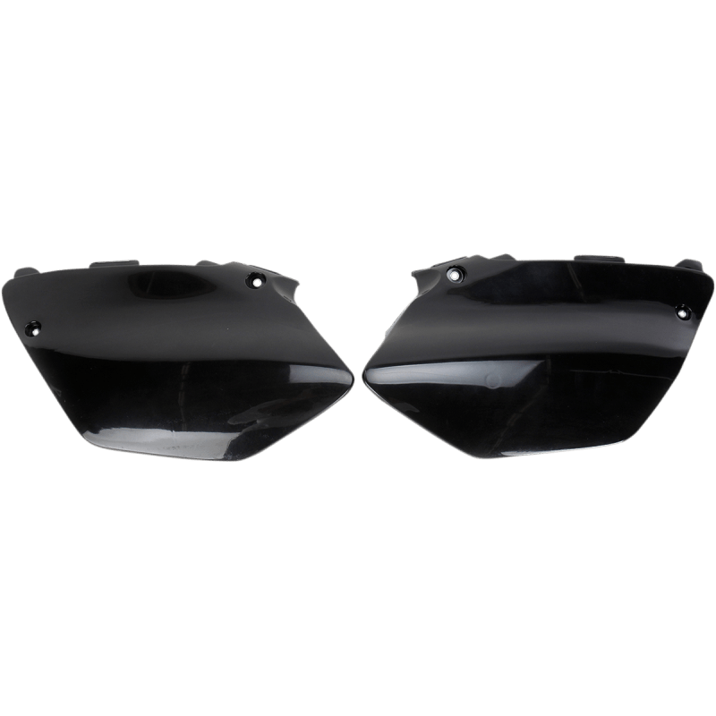 UFO YZ125/250 06-08 SIDE PANELS Black 3/4 Front - Driven Powersports