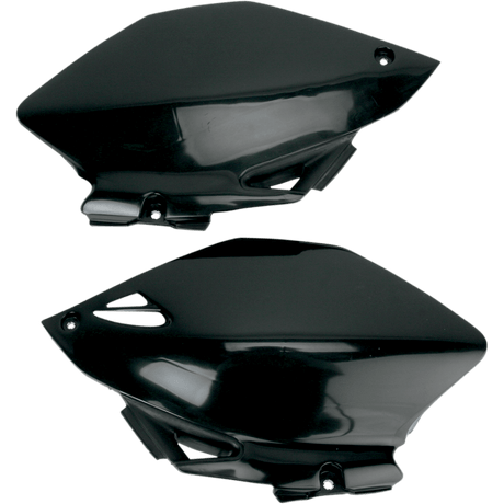UFO YZF250/450 06-08 SIDE PANELS Black Front - Driven Powersports