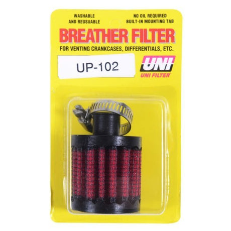 UNI FILTER AIR FILTER 3/8 CLAMP - ON (UP - 102) - Driven Powersports Inc.804451071028UP - 102