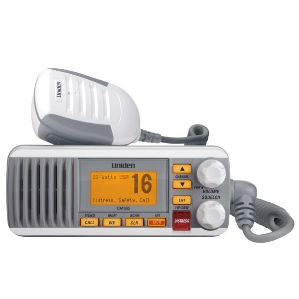 Uniden UM385 Fixed Marine Radio - DRIVEN Canada's Powersports 050633501771UM385