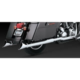 VANCE AND HINES DRESSER DUALS HEAD PIPES CHROME - 16799 / 46799 - Driven Powersports Inc.46799