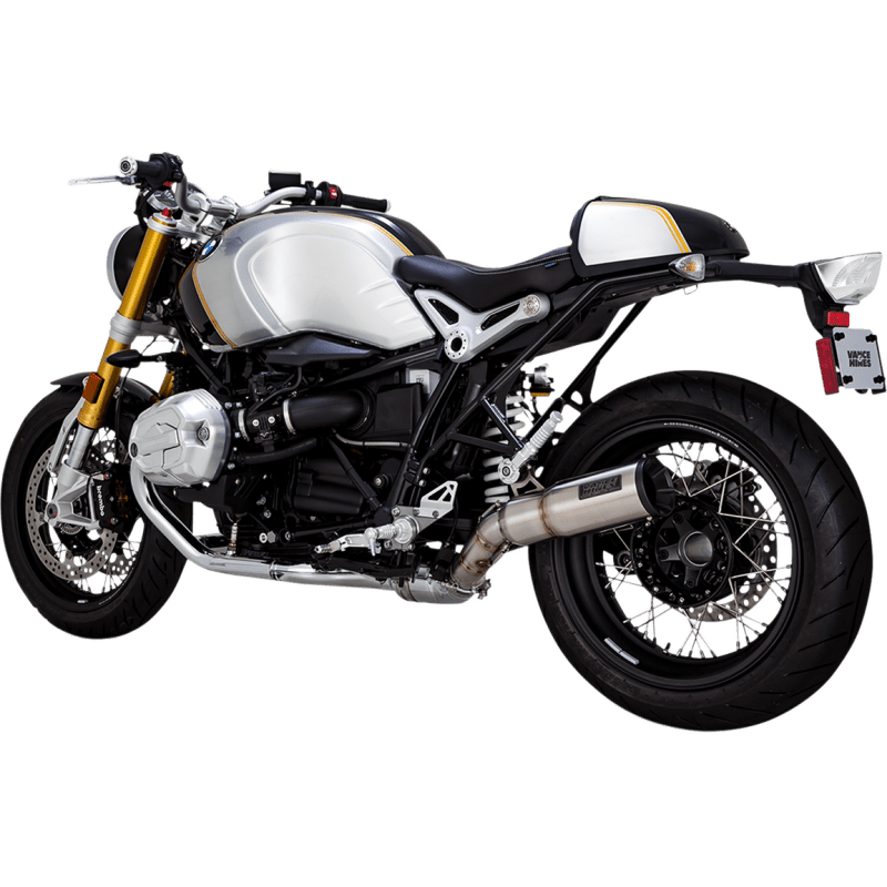 VANCE AND HINES HI - OUTPUT SLIP - ON EXHAUST STAINLESS STEEL / BLACK - 16205 - Driven Powersports Inc.16205 exhaust